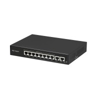 switch poe 8 port with 2 gigabit uplink port