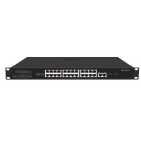 24 port poe switch with 2 combo uplink