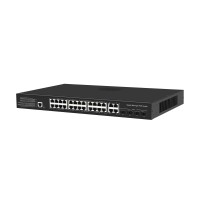 24 port poe managed switch with uplink port SFP COMBO