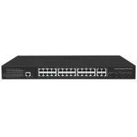 24 port poe managed switch with uplink port SFP COMBO