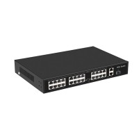 27 Port Gigabit Uplink 24 Port 100M PoE Switch