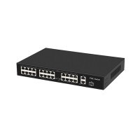 27 Port Gigabit Uplink 24 Port 100M PoE Switch