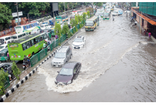 Dual sim 4g router helps prevent city water-logging