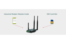 Serial function on 4g sim card router